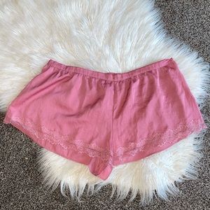 EUC Victoria’s Secret pink sleep shorts.